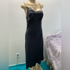 Y2K Victoria secret long silk slip dress